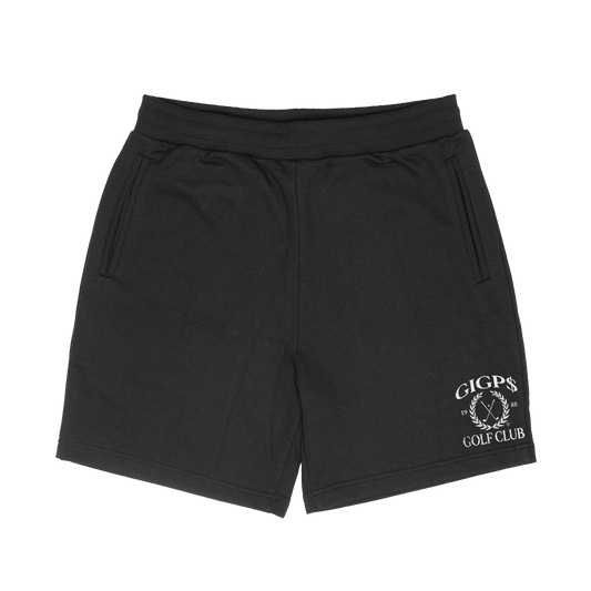 Golf Club Fleece Shorts - Black