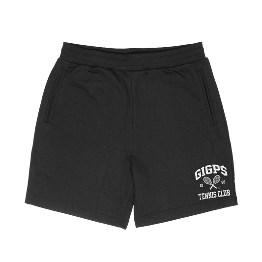 Tennis Club Fleece Shorts - Black