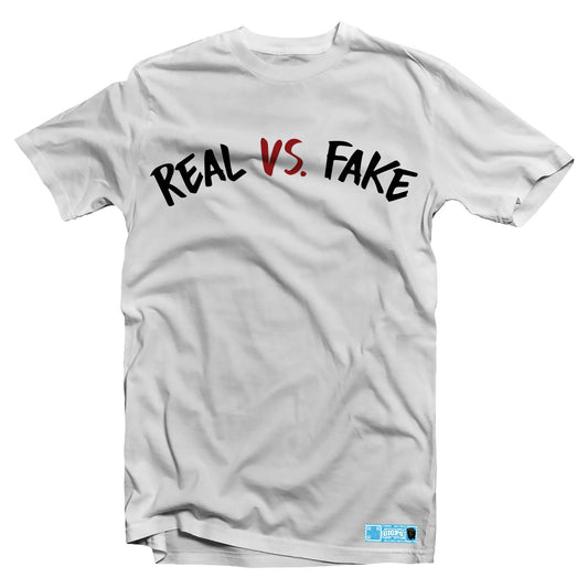 DEAR HATER REAL VS FAKE TEE - WHITE